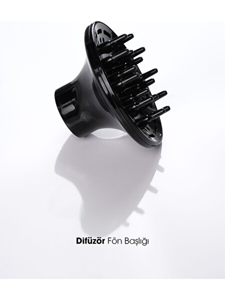 PiranTech KS224 Profesyonel Fön Makinesi Saç Kurutma - Hız ve Isı Ayarlı