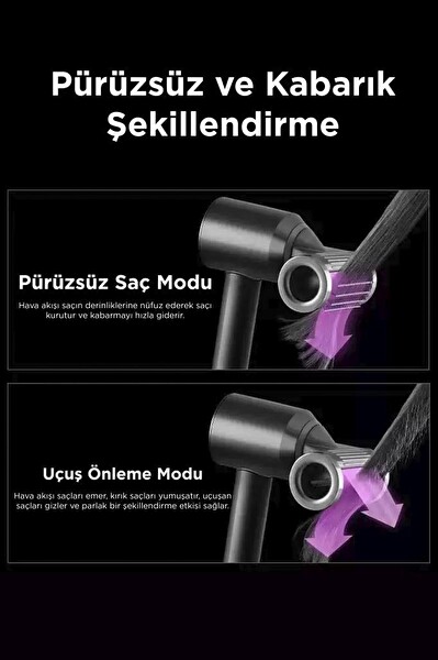 Torima H5 Güçlü Saç Kurutma Makinesi Saç Şekillendirici-Beyaz