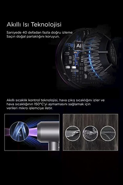 Torima H5 Güçlü Saç Kurutma Makinesi Saç Şekillendirici-Beyaz