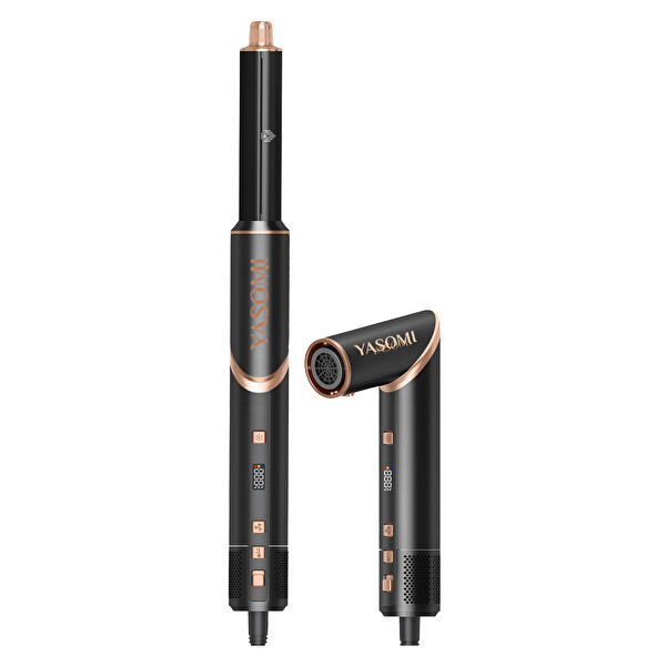 Witero 9in1 Ultra Airwrap Multi-Styler Sıcak Soğuk Hava Üflemeli Saç Şekillendirme Cihazı Siyah