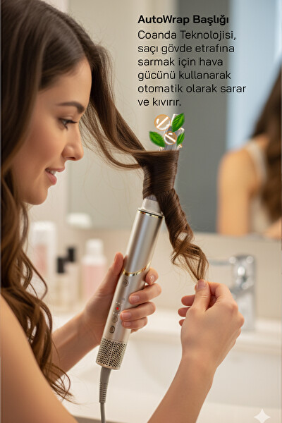 Sinbo SHD-1721 Saç Şekillendirme Cihazı - Şampanya