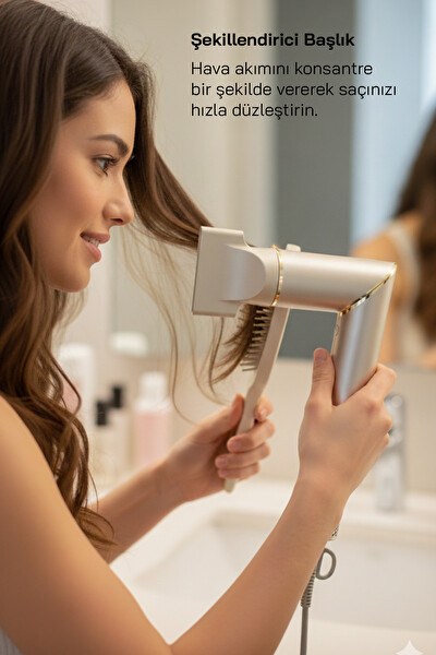 Sinbo SHD-1721 Saç Şekillendirme Cihazı - Şampanya