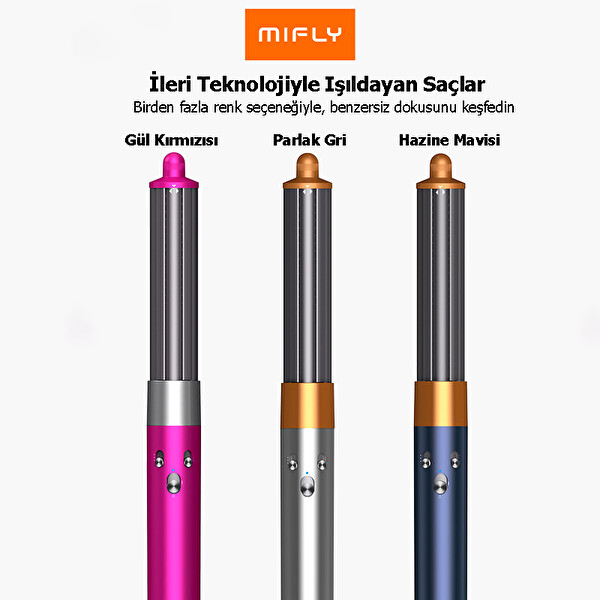 MIFLY Multi Fonksiyonlu Saç Şekillendirici Gri