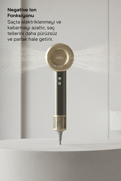 Sinbo SHD-1727 BLDC Saç Kurutma Makinesi - Gri