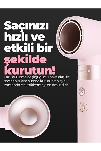 PiranTech KS-611 Airbreeze 6 Başlıklı Saç Şekillendirme Ve Kurutma Seti