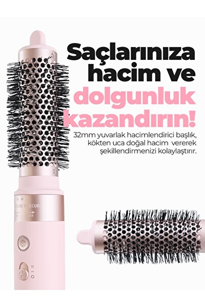 PiranTech KS-611 Airbreeze 6 Başlıklı Saç Şekillendirme Ve Kurutma Seti