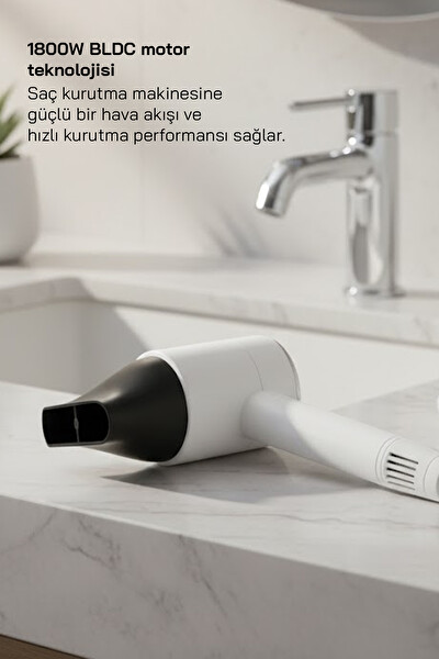 Sinbo SHD-1705 Bldc Saç Kurutma Makinesi Beyaz