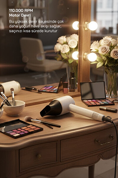 Sinbo SHD-1705 Bldc Saç Kurutma Makinesi Beyaz