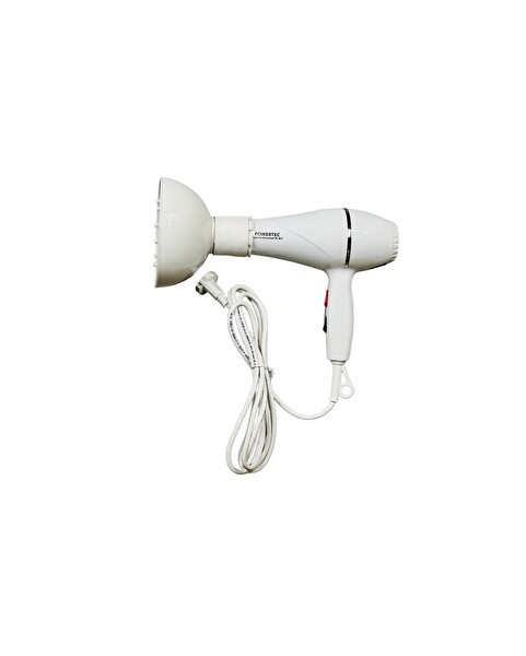 Powertec TR-501 Vigo Başlıklı 2500 W Profesyonel Fön Saç Kurutma Makinesi - Beyaz