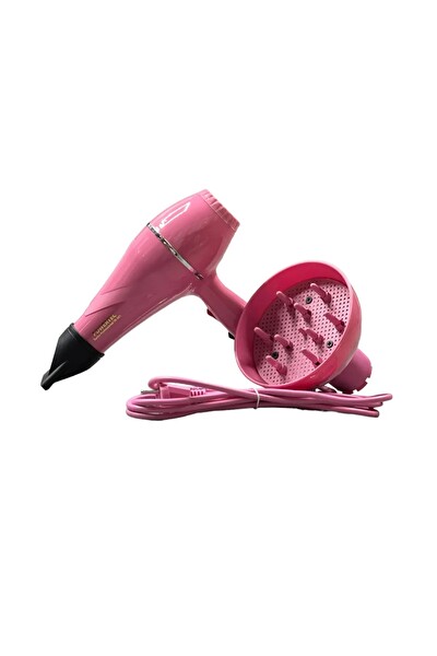 Powertec TR-501 Vigo Başlıklı 2500 W Profesyonel Fön Saç Kurutma Makinesi - Pembe