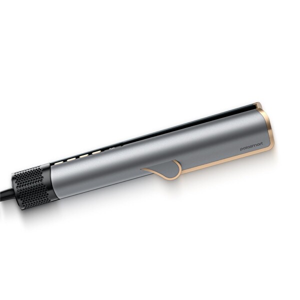 Polosmart PSC102 Dijital Ekranlı 2 Kademeli 1200 W Negatif İyon Hava Üflemeli Saç Düzleştirici Gri