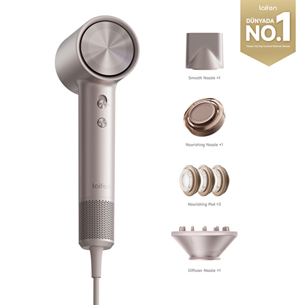 Laifen Swift 4 Saç Kurutma Makinesi-Cilalı Platinyum (Laifen Türkiye Garantili)