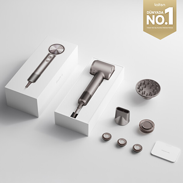 Laifen Swift 4 Saç Kurutma Makinesi-Cilalı Platinyum (Laifen Türkiye Garantili)