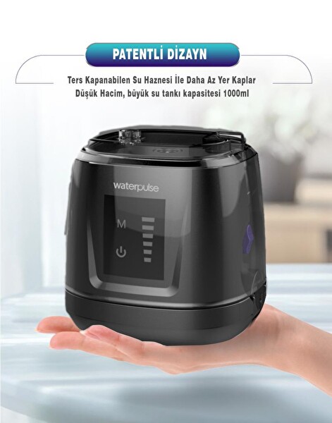 Waterpulse WP-V700PLUS-B Profesyonel Masajlı 1000 ML Diş/Protez Bakım Ve Ağız Duşu