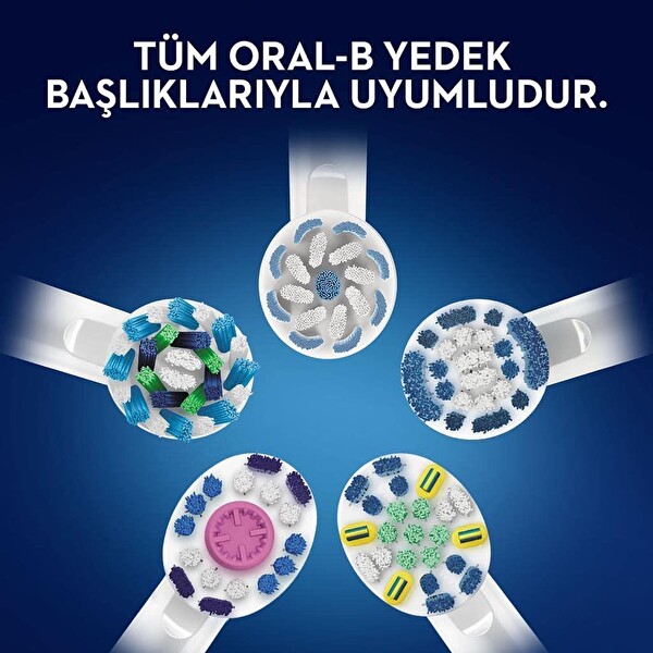 Oral-B D100 Vitality Cross Action Beyaz Şarjlı Diş Fırçası