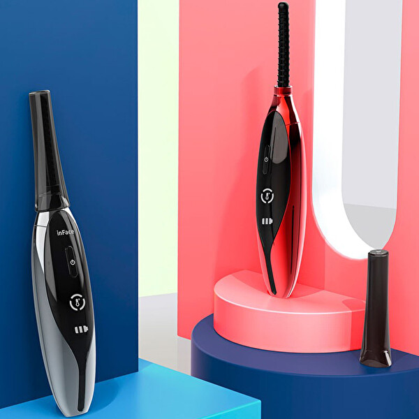 Inface Kırmızı Kirpik Kıvırıcı Şekillendirici Maşa