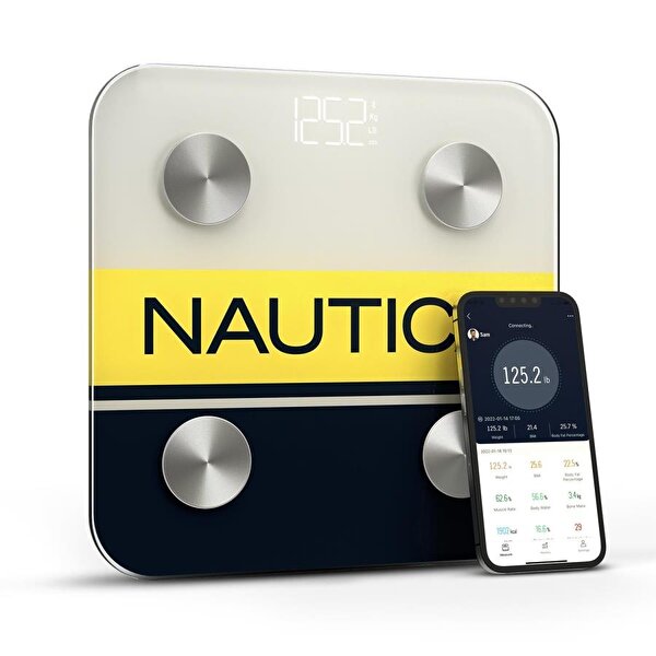 Nautica Nautica Sport Collection Body Tracker Logo Sarı Akıllı Tartı