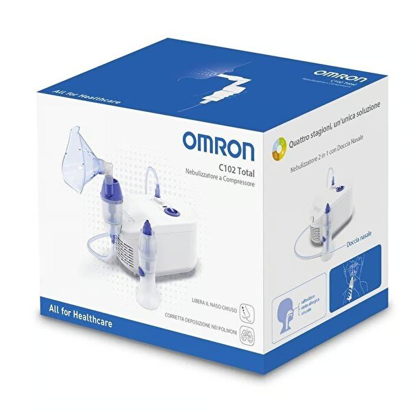 Omron Omron NE-C102-E Total Tam Kompresörlü Nebulizatör
