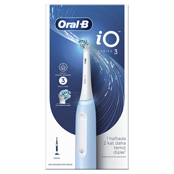 Oral-B iO 3 Şarjlı Mavi Diş Fırçası