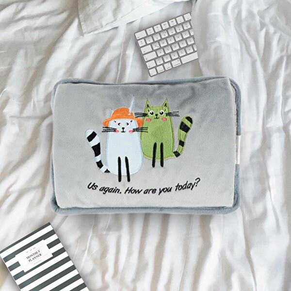 Biggdesign Cats Selamlayan Kedi Elektrikli Sıcak Su Torbası