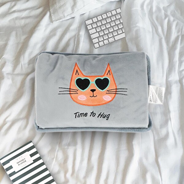Biggdesign Cats Kucaklayan Kedi Elektrikli Sıcak Su Torbası