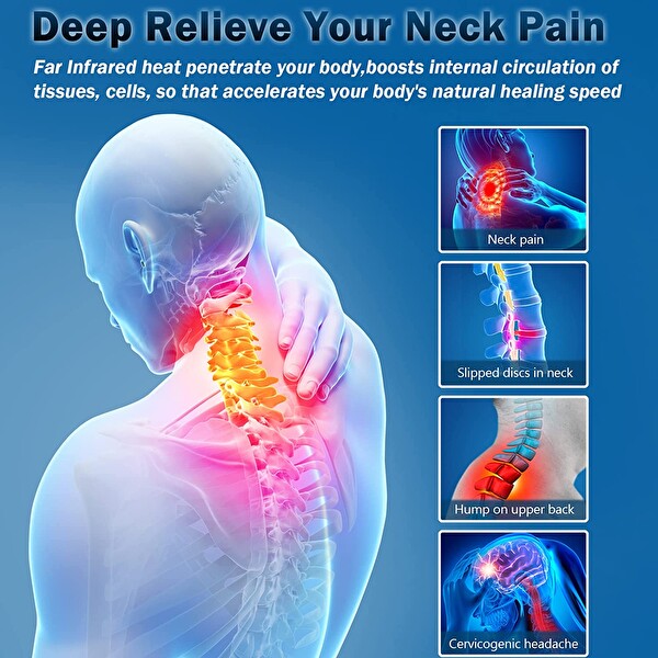 Utk Uzak Kızılötesi Kablosuz Boyun Isıtma Yastığı
