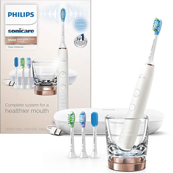 Philips Philips Sonicare Diamondclean Smart 9500 Rose Gold Elektrikli Diş Fırçası