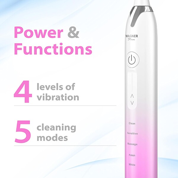 Wagner & Stern Basınç Sensörlü Ultrasonik Beyazlatıcı Sakura Diş Fırçası