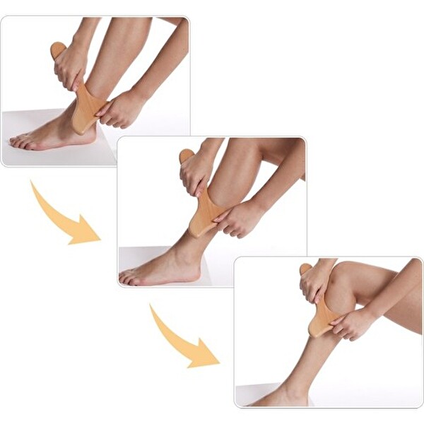 Next Craft El Yapımı Lenf Drenaj % 100 Doğal Selülit Giderici Ahşap Masaj Aleti Ve Akapunktur