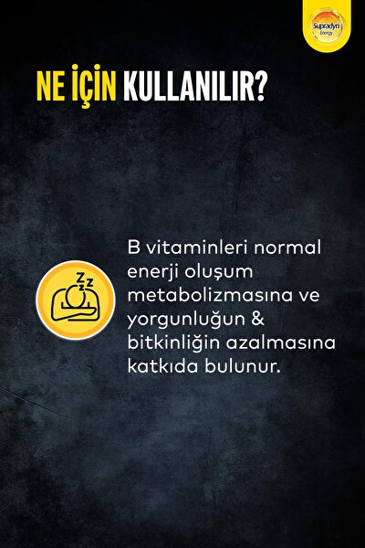 Supradyn 30 Film Kaplı Tablet Koenzim Q10, Multivitamin ve Mineral İçeren Takviye Edici Gıda