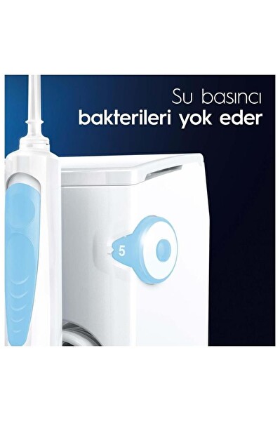 Oral-B Ağız Sağlığı Merkezi Ağız Duşu - 1 Oxyjet Başlığı - 1 Waterjet Başlığı