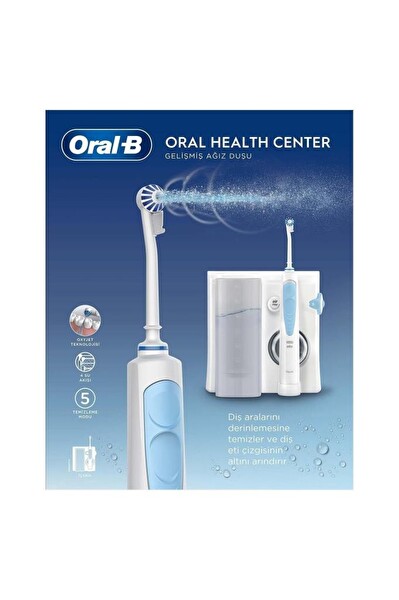 Oral-B Ağız Sağlığı Merkezi Ağız Duşu - 1 Oxyjet Başlığı - 1 Waterjet Başlığı