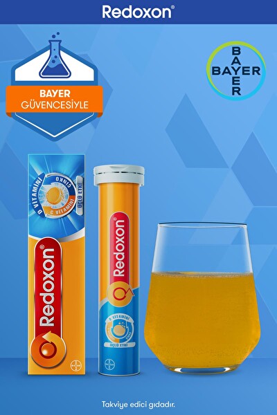 Redoxon Üçlü Etki 15 Efervesan Tablet Sevgililer Günü Özel Paketi I 1000 Mg C Vitamini, D Vitamini, Çinko