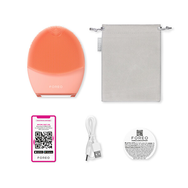 Foreo Luna 4 Dengeli Ciltler İçin Akıllı Yüz Temizleme Ve Sıkılaştırıcı Masaj Cihazı