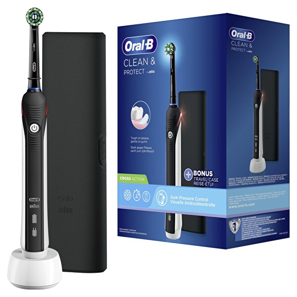 Oral-B Clean Protect Siyah Şarjlı Diş Fırçası