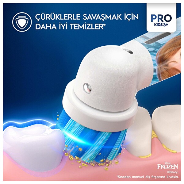 Oral-B Vitality Pro Frozen Özel Seri Çocuklar İçin Şarj Edilebilir Diş Fırçası