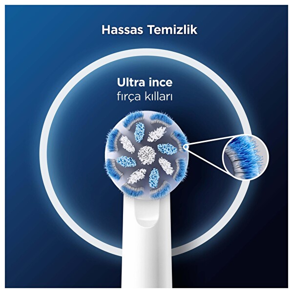 Oral-B EB60 Pro Sensitive Clean 6'lı Diş Fırçası Yedek Başlığı