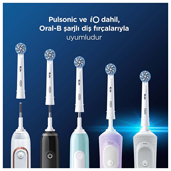 Oral-B EB60 Pro Sensitive Clean 6'lı Diş Fırçası Yedek Başlığı