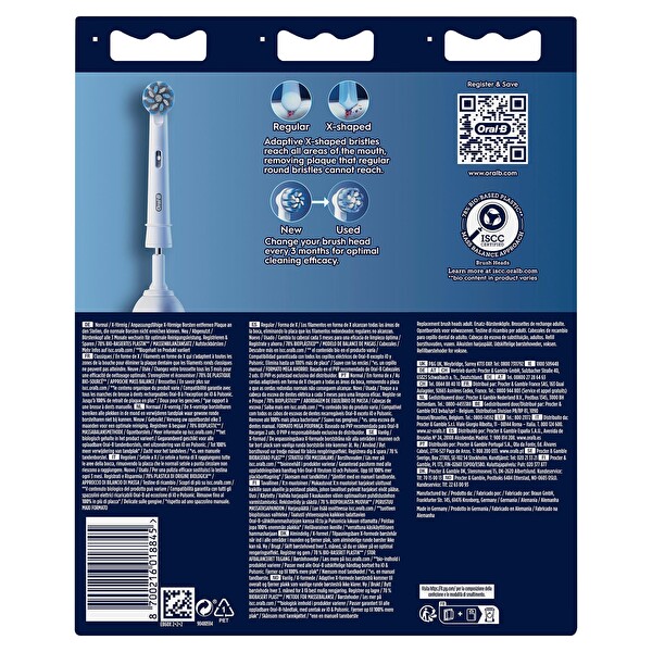 Oral-B EB60 Pro Sensitive Clean 6'lı Diş Fırçası Yedek Başlığı