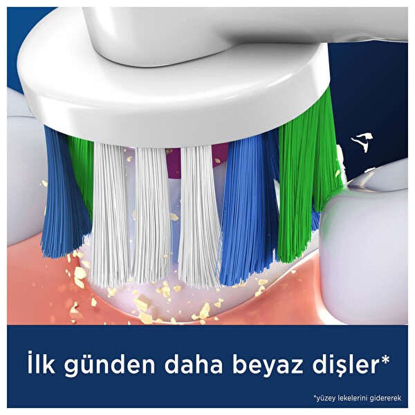 Oral-B Pro 3D White X-Filament Şarjlı Diş Fırçası Yedek Başlığı - 4 Adet