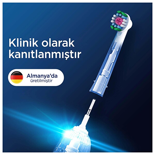Oral-B Pro 3D White X-Filament Şarjlı Diş Fırçası Yedek Başlığı - 4 Adet