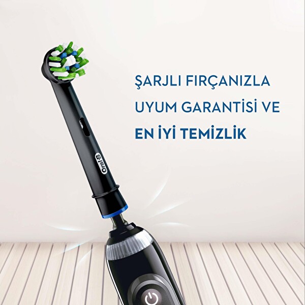 Oral-B EB50 Cross Action 2'li Siyah Diş Fırçası Yedek Başlığı