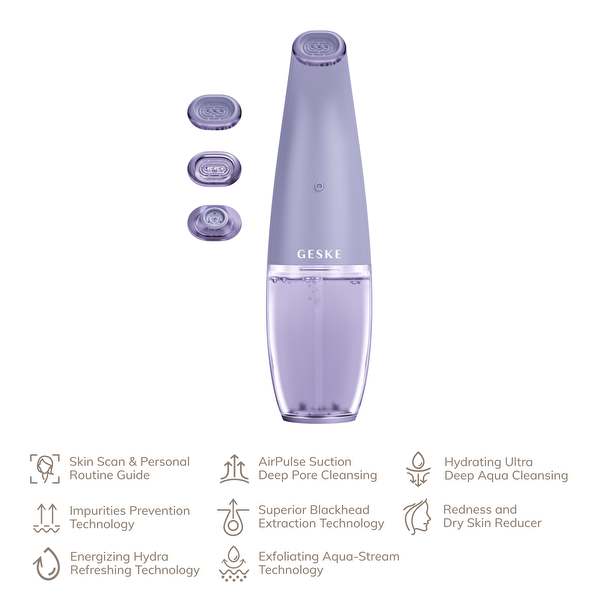 Geske Aqua-Stream 8' i 1 Arada Mor Yüz Temizleme Cihazı