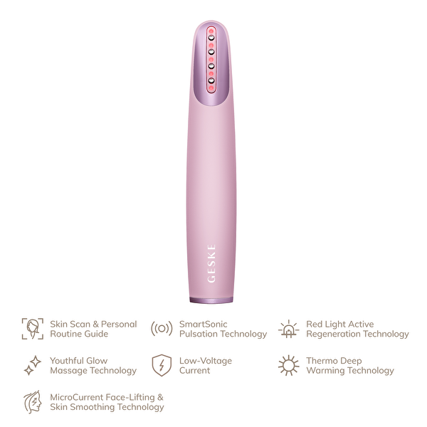Geske 7'si 1 Arada Pembe Mikro Akım Cilt Sıkılaştırıcı