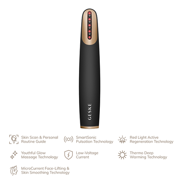 Geske 7'si 1 Arada Siyah Mikro Akım Cilt Sıkılaştırıcı