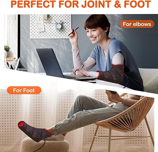 Jobyna Ayak ve Ayak Bileği İçin Kızılötesi Işık Tam Sarma 850NM Kızılötesi - 1 Adet