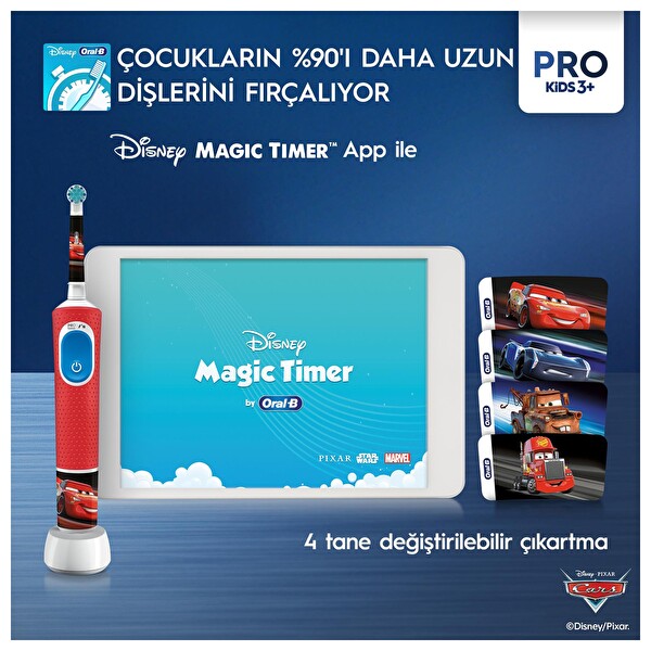 Oral-B Aile Paketi Pro Care 700 - D100 Cars Şarjlı Diş Fırçası