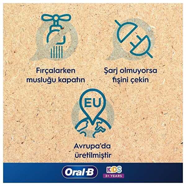 Oral-B D100 Vitality Frozen Özel Seri Çocuklar İçin Şarj Edilebilir Diş Fırçası