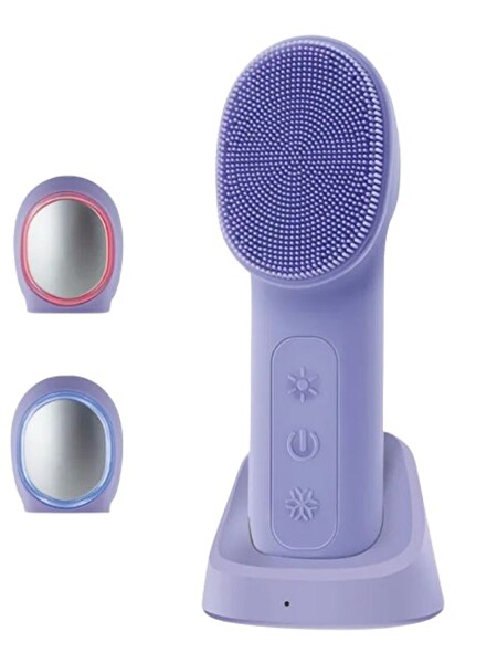 Yasomi Carelux Şarj Edilebilir Yüz Temizleme ve Masaj Cihazı - Mor