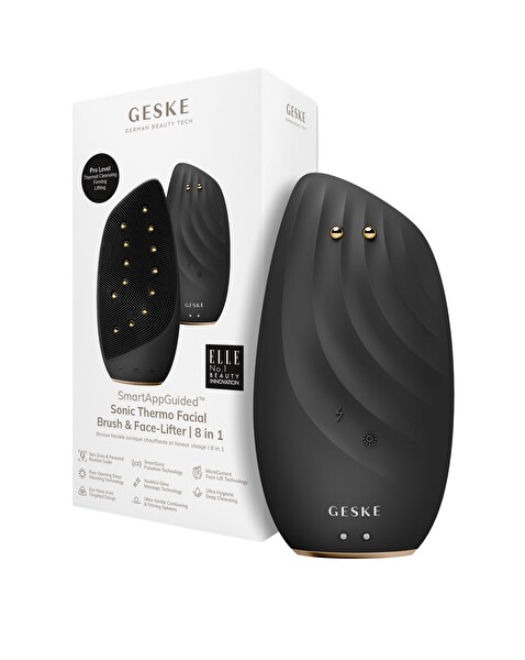 Geske Yüz Temizleme ve Bakım Cihazı 8 in 1 SmartAppGuided Sonic Thermo Facial Brush & Face-Lifter